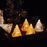 Acrylic Crystal Chritsmastree Design Flameless and Smokeless Led Tea Light Candle for Gifting,House, Light for Balcony, Room, Birthday, Festival Christmas Decoration