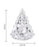 Acrylic Crystal Chritsmastree Design Flameless and Smokeless Led Tea Light Candle for Gifting,House, Light for Balcony, Room, Birthday, Festival Christmas Decoration
