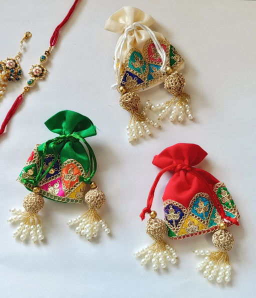 Small mini Jute Potli Bags Coin Pouch for Marriage, Return, Birthday Gifting | Handmade Bags for functions, Rakhi,Raksha bandhan,Gifts Packing, jewellery, Sweets, Dry fruits, chocolate, Party.