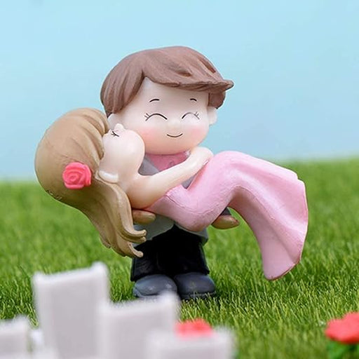 Couple Miniature Set for Unique Gift, Home, Bedroom, Living Room, Office, Restaurant Decor, Figurines and Diwali Decoration Items(2 Set, Multicolor)