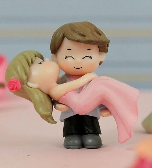 Couple Miniature Set for Unique Gift, Home, Bedroom, Living Room, Office, Restaurant Decor, Figurines and Diwali Decoration Items(2 Set, Multicolor)