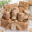 4 Pcs (8 meter)Premium Decorative Jute Lace Ribbons Combo Pack | Jute Lace Rolls for Hampers, Toran, DIY Crafts & Gift Decoration