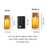 Dancing Flameless Led Tea Light Piller Candle for Home Decoration, Gifting, House, Light for Balcony, Room, Birthday, Diwali, Festival Decorative(small,medium,large)