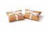 Brown Decorative Folding Paper  pillow Gift Boxes For Gifting, Chocolates, Dryfruits Items - Fancy Decorative packaging In Marriage, Pooja, Function, Birthday Packing