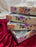 Multipurpose Decorative Folding Paper Box Net Rectangle Cardboard Box with Net DIY Tray for Gift Hamper, Gifting (Cardboard Folding Paper Box),Room Hamper,Wedding Hamper
