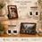 Wooden Frame for Home Decor, Deep Display Memory Frame with Transparent Front, Wall Mount & Table Top Display Case for Bedroom, Wedding, Return Gift, Birthday Gift