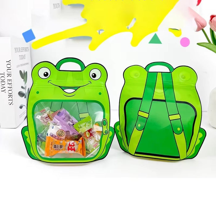 Animal Design Ziplock  Pouches  For Gifting, Return Gifts, Birthday, Baby Shower, Party Pouches | Chocolate & Dry Fruit Packing