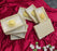 Multipurpose Decorative Gold Folding Paper Box Net Rectangle Cardboard Box with Net DIY Tray for Gift Hamper, Gifting (Cardboard Folding Paper Box),Room Hamper,Wedding Hamper (Golden)