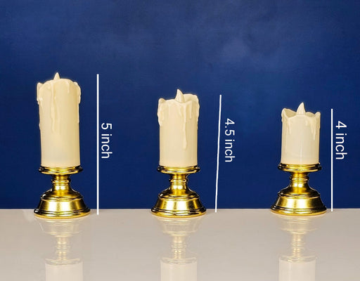 LED Tea Light Candles | Flameless, Smokeless & Unscented | Battery Operated Decorative Lights for Home,Wedding, Birthday, Balcony,Diwali