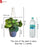 Artificial Hanging Succulent Plant with Aesthetic Ceramic Cement Pot,Indoor,Office,and Kitchen-Wall Hanging and Tabletop Decoration Items