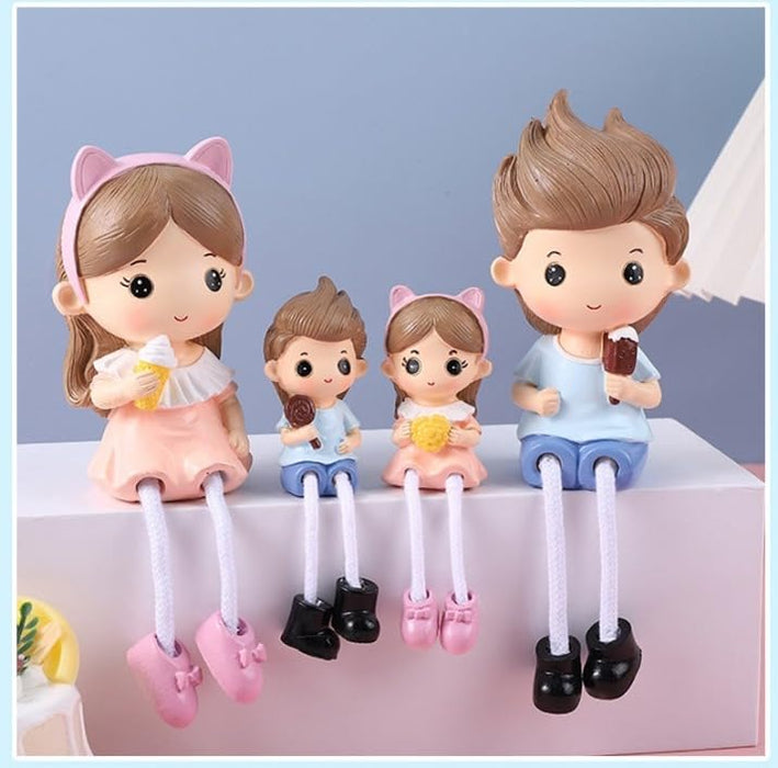 Hanging Legs Cute Boy and Girl Home Decor Showpiece – Elegant Hanging Leg Design for Decorative Room Enhancement(Model 1)