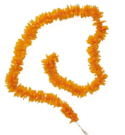 Artificial Mogra Hanging Long Flower line for toran(Backdrop),Home Decor, Diwali, Festival decoration (Orange)