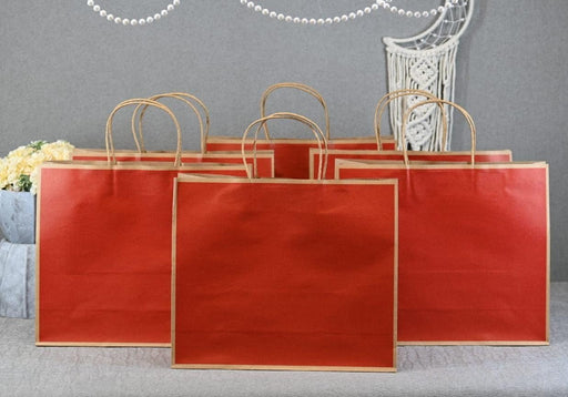 Large Size  (27X32X11 cm) Paper Bags With Handle Gift Paper bag, Carry Bags, gift For Valentine Gifting, marriage Return Gifts, Birthday, Wedding, Party, Season's Greetings