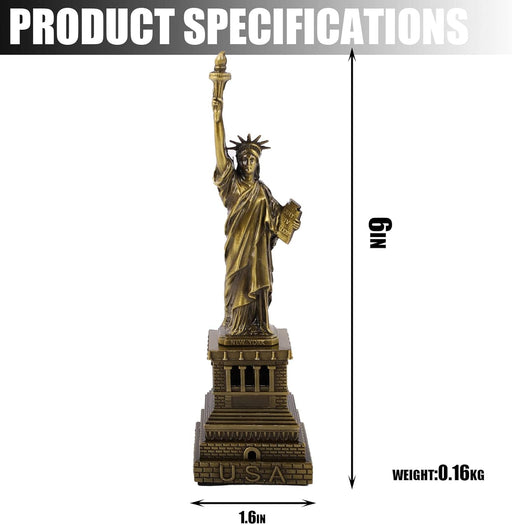The Statue of Liberty Idol for Decorative Showpeice for Home Decor, Living Room, Gifting, Desk Decor, Table Stand Holder, Office Desk