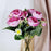 Artificial Bridal Piano Rose Peony Flower for Gifting,Flowers Sticks Bunch Decorative Items for Home, (without Vase Pot)(MATERIAL : Fabric)