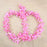 Artificial Ixora Flower Garlands, Wall Hanging decorative String Lines items for Anniversary Decoration, Home Decor, Pooja, Functions Decor (Small petals)