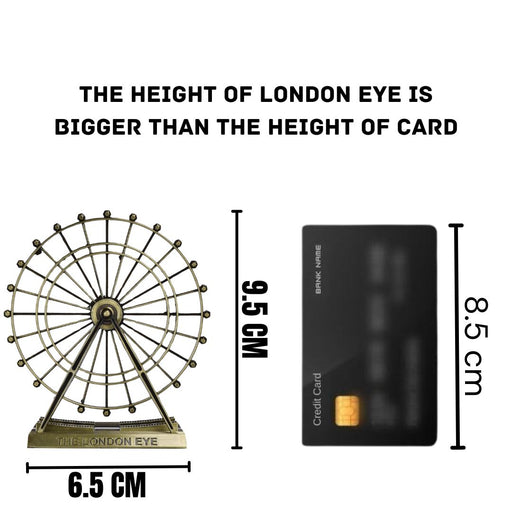 London Eye Statue Idol for Decorative Showpeice for Home Decor, Living Room, Gifting, Desk Decor, Table Stand Holder