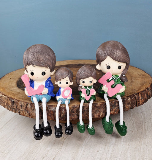 Hanging Legs Showpiece Cute Boy and Girl, Toy Cute Couple Statue Figurines Decorative for Home Decor, Living Room, Table Decoration, Gift for Girlfriend, Boyfriend