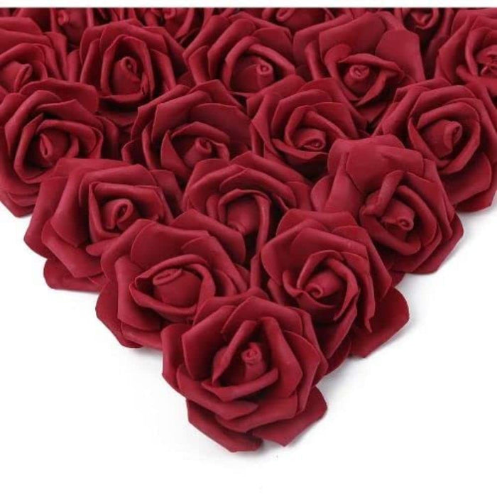 Artificial Floating Rose Flower Head Foam Big Fake Beach Water Flowers, Pooja Thali, Festival and Events, Home, Table, Badroom, Pooja room, Diwali decoration items and Diy Craft