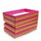 dark pink Multipurpose Decorative Viral Folding Paper Box (without net and Twister) Rectangle Cardboard Box DIY Tray for Gift Hamper, Gifting (Cardboard Folding Paper Box),Room Hamper,Wedding Hamper