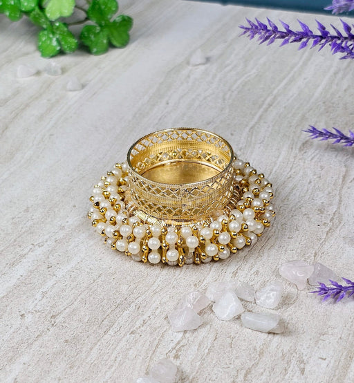 Candle Classic Holder Design, Tealight Diya Holder of Metal Stand for Home Decor,Diwali Decor,For Rangoli, Pooja Room Item,Mandir Decor, Festival, New Year Decoration (3 inch)(Pack Of 4)