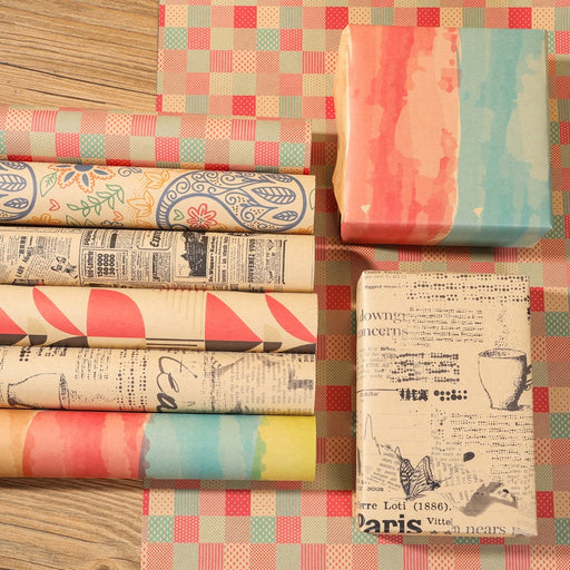Brown Colour Gift Wrapping Paper Sheets | Bouquet Packing, Craft & DIY, Birthday, Wedding, Anniversary, Return Gift for Him & Her, Mother's Day, Book Cover, Scrapbooking