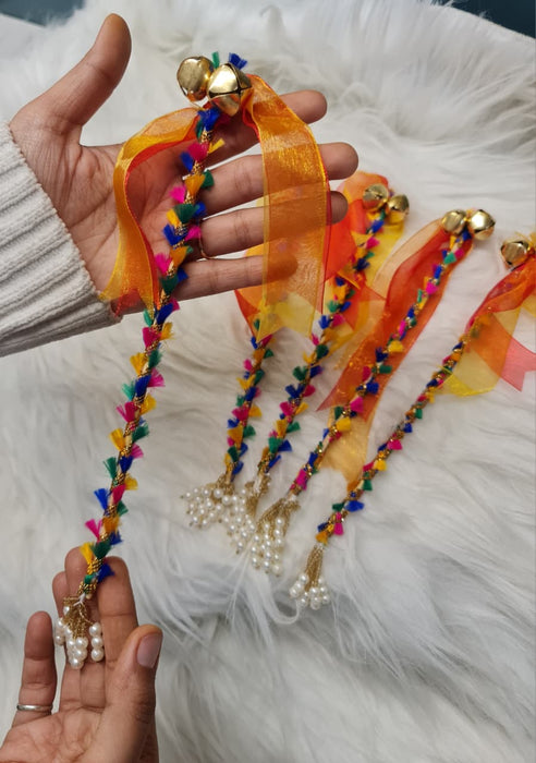 Handcrafted Wedding Ghungroo Bell/rattle Stick With Morpankh for Home Mandir Décor, Marriage gungroo,Shadi -Sagai, Engagment,bride entry, aarti,Magal Phera bell, Barati Swagat, Varmala,christmas bell Stick, pooja, puja mandir, gantri, Temple ganti