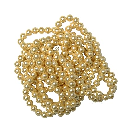 Moti (Off-White) (10 mm) Pearl, Crafts Artificial Pearl Beads for Beading DIY Jewellery