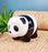 1 Piece Ceramic Panda Design Gullak Piggy Bank for Rupees Savings - Coin Storage Tip Box Ideal for Kids and Adults - Money Kilona Pikibank ATM Coinbox Gulak (Pack of 1)