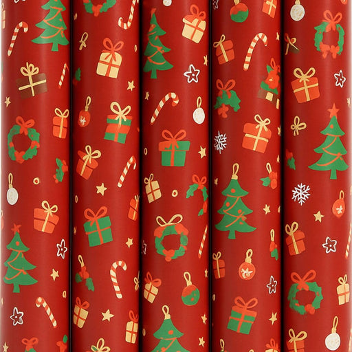 10 Pcs Christmas Theme Premium Design Gift Wrapping Paper for Him/Her, gift Packing Sheets Decorative Gift Wrap for Christmas, Birthday, Return Gifts, book Cover, Packaging material, Craft