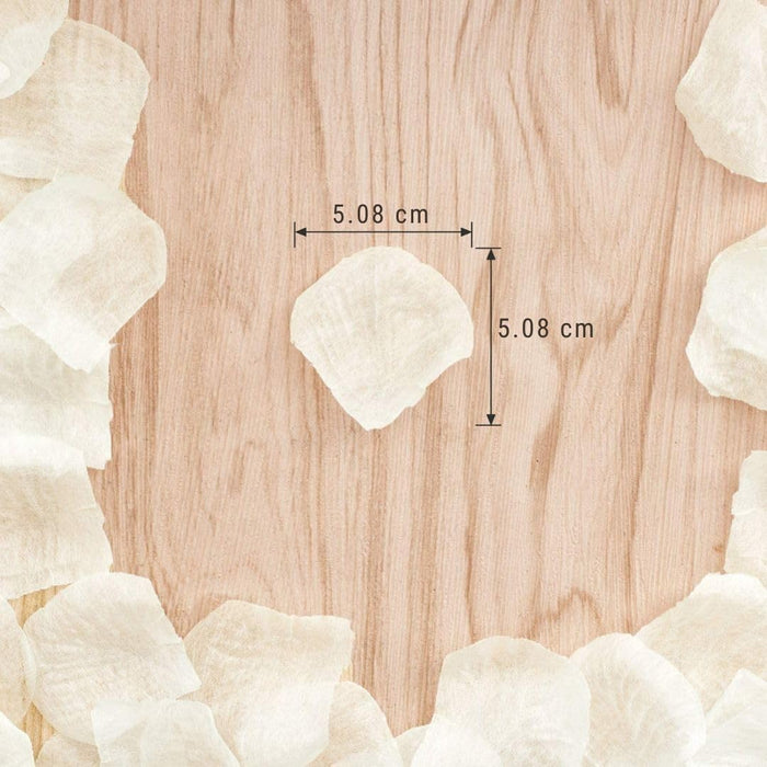 Artificial Rose Petals for Decoration Perfect for Her Him Valentine’s Day Romantic Decor for Wedding Anniversary New Year Candle Light Dinner Bedroom Table Party Decor.