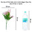 Artificial Rain Lily Flower for Gifting, Home Decor, Office, Bedroom, Balcony, Living Room, Restaurant, Event Decoration (Light Pink)