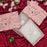(PINK) Multipurpose Decorative Folding Paper Box Net Rectangle Cardboard Box with Net DIY Tray for Gift Hamper, Gifting (Cardboard Folding Paper Box),Room Hamper,Wedding Hamper