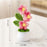 Artificial Crochet Flower Bouquet/Artificial Flowers head /Crochet Flowers Bouquet/Crochet Flowers/Flowers Bouquet Gift for Girls Home Decor, Gifting (13.5 cm height)