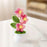 Artificial Crochet Flower Bouquet/Artificial Flowers head /Crochet Flowers Bouquet/Crochet Flowers/Flowers Bouquet Gift for Girls Home Decor, Gifting (13.5 cm height)