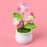 Artificial Crochet Flower Bouquet/Artificial Flowers head /Crochet Flowers Bouquet/Crochet Flowers/Flowers Bouquet Gift for Girls Home Decor, Gifting (13.5 cm height)
