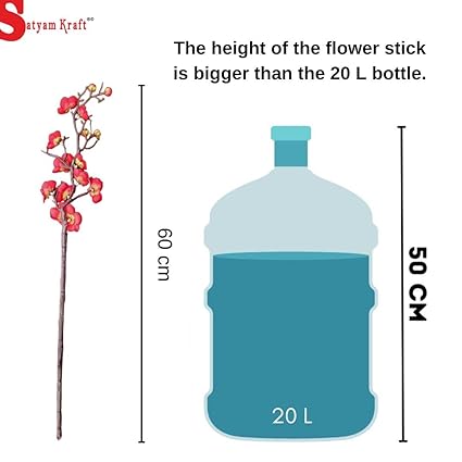 Artificial Flowers Fake Blossom Bouquet Sticks decorative items for Gifting, Diwali Decor.