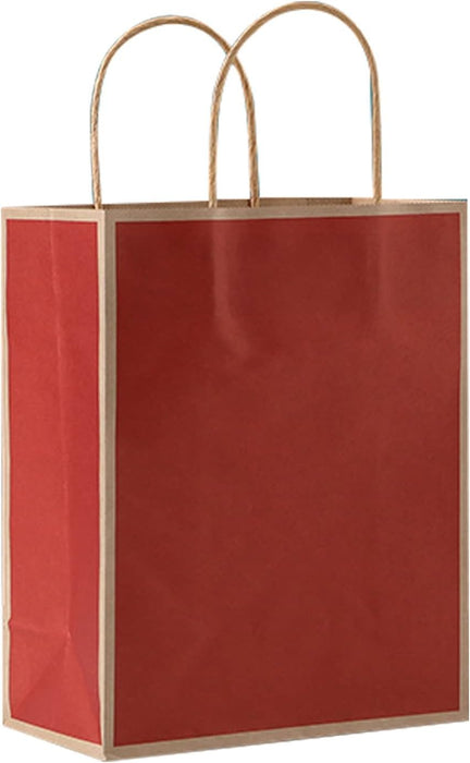 Small Size  (21 X15 X8 cm) Paper Bags With Handle Gift Paper bag, Carry Bags, gift For Valentine Gifting, marriage Return Gifts, Birthday, Wedding, Party, Season's Greetings