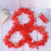Artificial Ixora Flower Garlands, Wall Hanging decorative String Lines items for Anniversary Decoration, Home Decor, Pooja, Functions Decor (Small petals)
