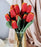 Artificial Tulip Lily Flower Sticks for Home Decor, Bedroom, Office, Living Room, Table Decor, Rakshabandhan Fetivals & Anniversary Decoration (without Vase Pot)