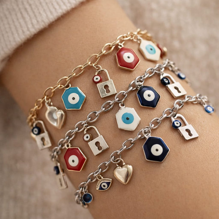 100 Pcs Metal Charms for DIY Jewelry Making In Genuine Sale – Keychains, Bracelets & Rakhi Charms | Craft Materials SALE