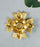 matel diya Round Gold Polish Decorative Urli Bowl for Home Decor,Mandir Decor, Floating Flowers,Candles Diya holder, Office,Table Decor, Entrance Decoration Item (Golden)