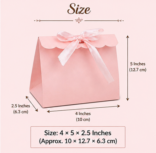 Premium Folding Gift Box with Handle | Decorative Hamper Box for Chocolates, Cakes & Return Gifts | Available in 5 Colors