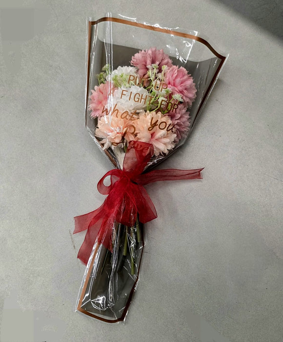 Ready to Use Chrysanthemum Ball Hydrangea Flower bouquet (size - 15 inch)