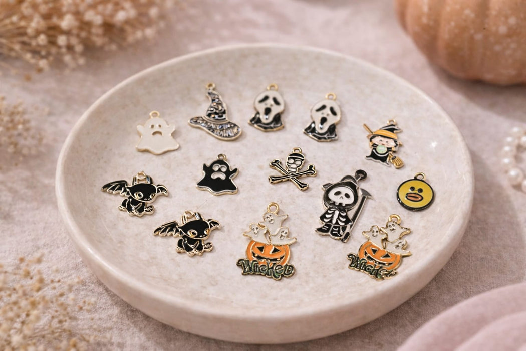 100 Pcs Metal Charms for DIY Jewelry Making In Genuine Sale – Keychains, Bracelets & Rakhi Charms | Craft Materials SALE