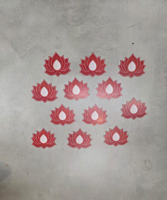 Lotus MDF Cutouts (5 Inch) | BJP Lotus Diwali Decoration | DIY Craft, Wall & Festival Décor