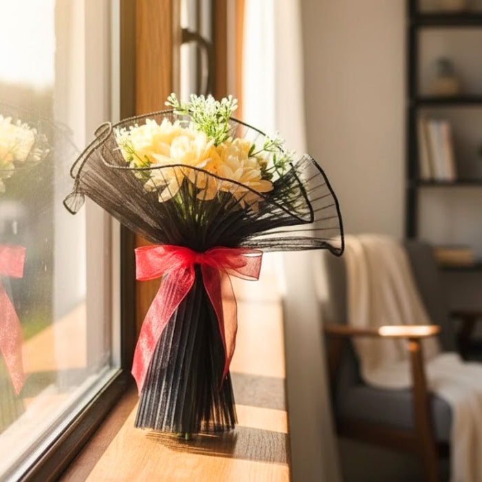 Ready to Use Dahlia Bunch Bouquet (size - 11 inch)