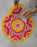Rajwadi Multi Colour Flower pompom Design Rangoli, Easy to Use. Just Set up with your own choice and make Rangoli for Floor Home Diwali Decoration DIY