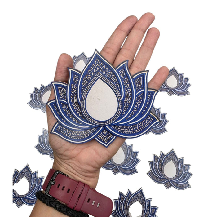 Lotus MDF Cutouts (5 Inch) | BJP Lotus Diwali Decoration | DIY Craft, Wall & Festival Décor