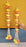 Orange & Yellow Carnation, Galgota & Rajnigandha Ladi (25 Inch) | Traditional Floral Side Hanging for Home & Festive Décor